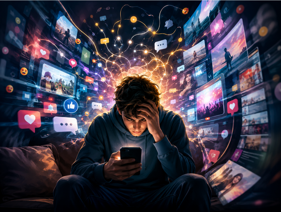 كيف تعيد المنصات الرقمية تشكيل نظام المكافأة لدى الإنسان وتؤثر في التركيز والمعنى طويل الأمد