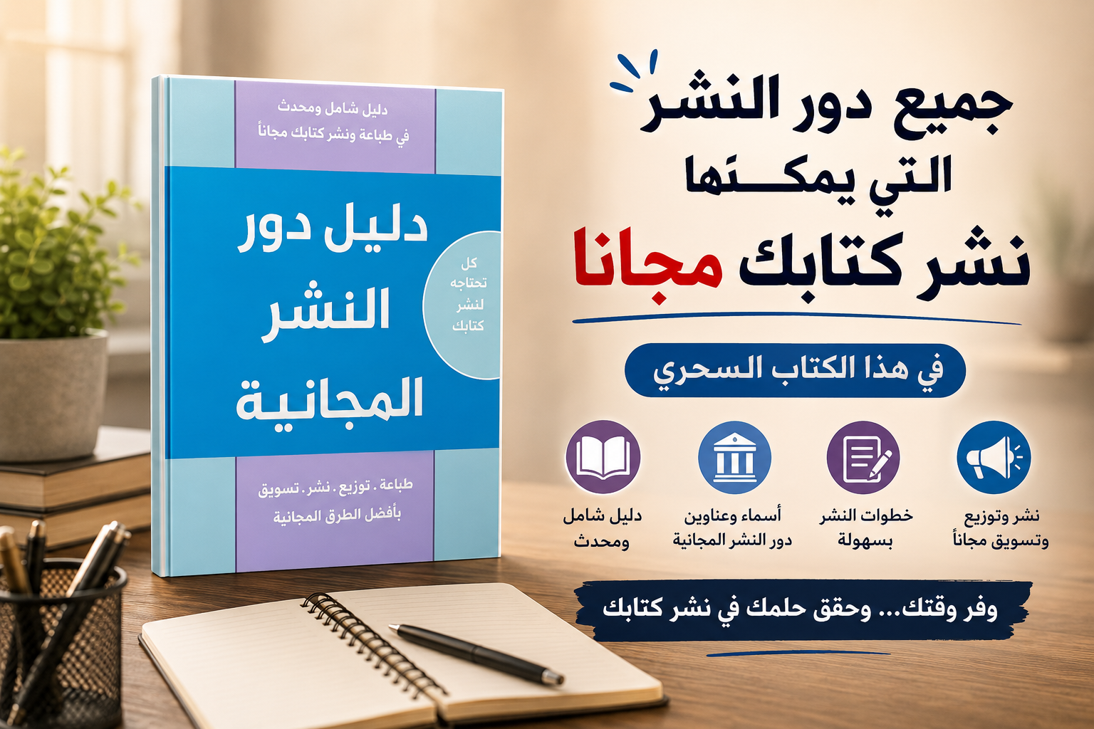 دليل دور النشر المجانية