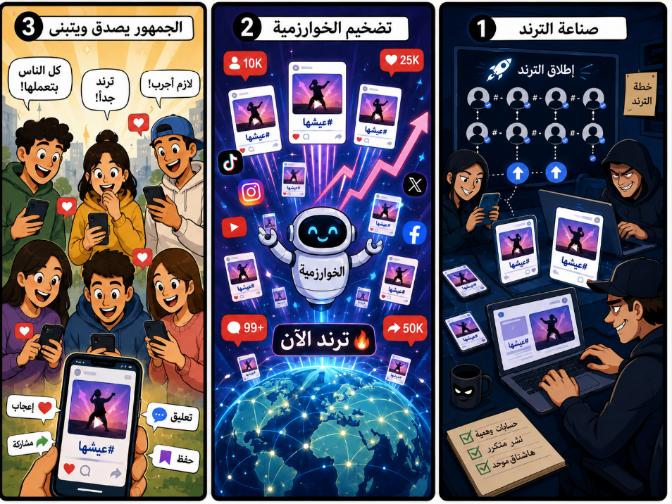 كيف تُصنع «الترندات» بحيث تبدو طبيعية؟