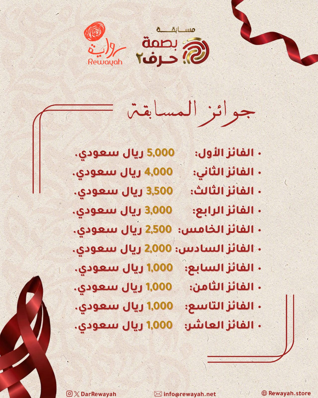 مسابقة بصمة حرف 2026